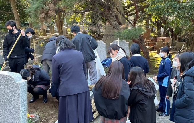 Annual Cemetery Visit in Collaboration with Saint Maur International School