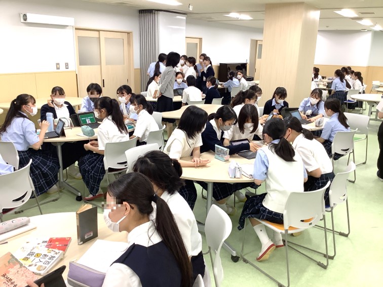 中２から中１へ「横浜雙葉の生活と学習の極意」を伝授