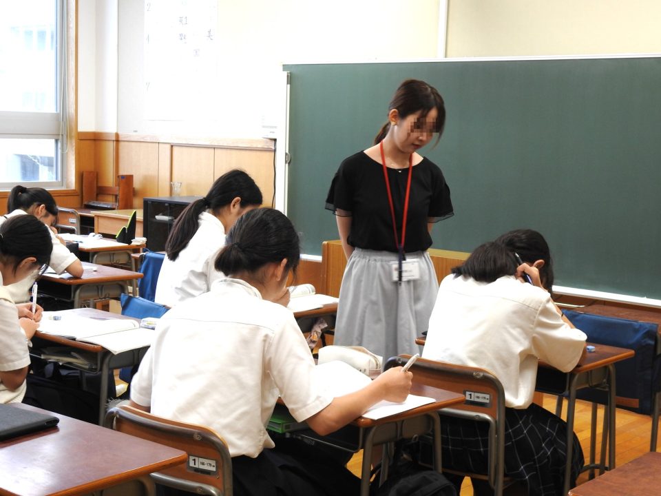 卒業生による学習サポート開始